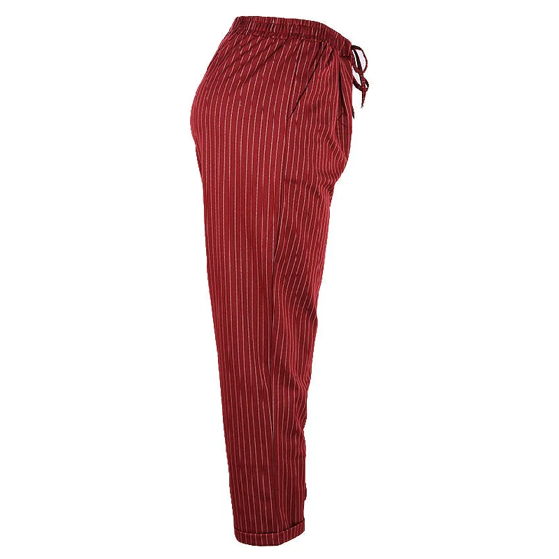 REDTAG Burgundy Casual Trousers for Women