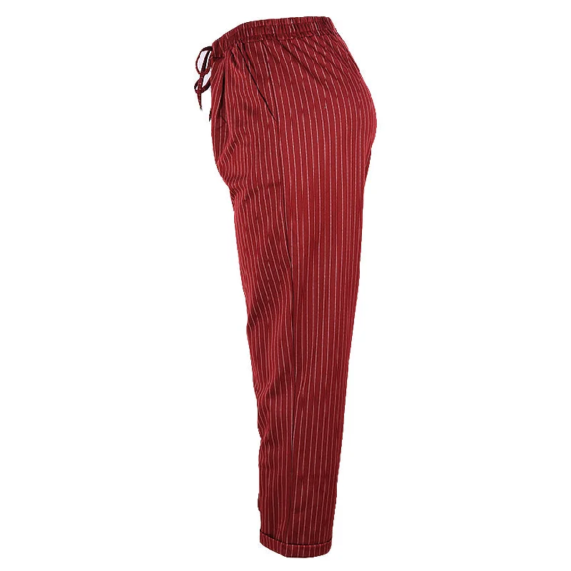 REDTAG Burgundy Casual Trousers for Women