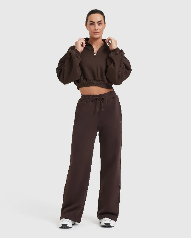 All Day Straight Leg Jogger | 70% Cocoa