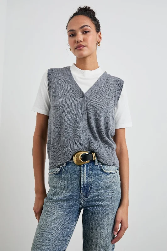 ANNIKA VEST - CHARCOAL