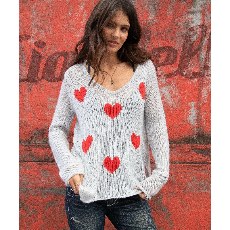 Besotted V Cotton Sweater