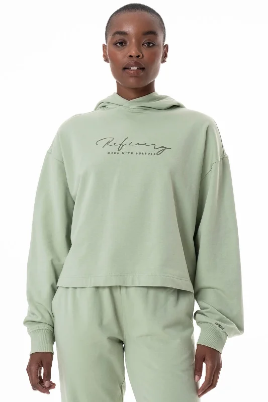 Branded Hoodie _ 145631 _ Sage