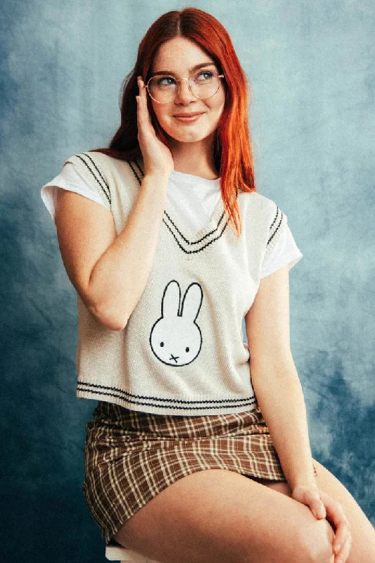 Miffy Face Knit Jumper Vest