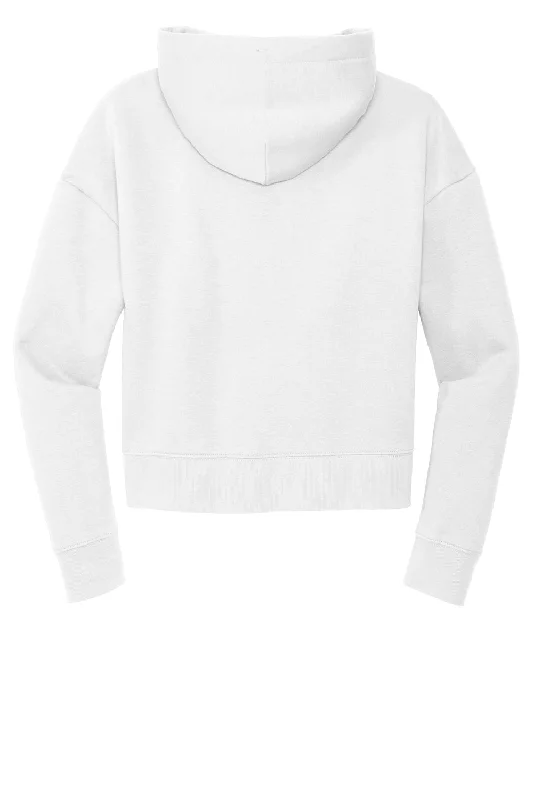 District Womens V.I.T. Fleece Hooded Sweatshirt Hoodie - White