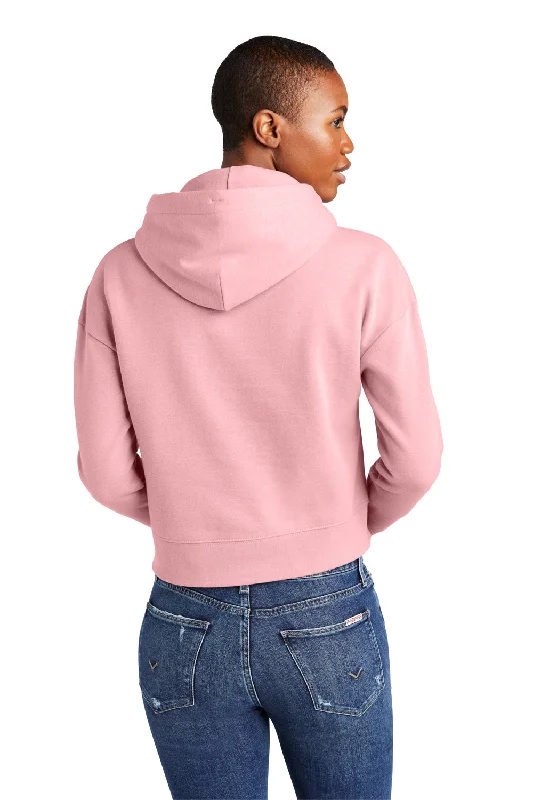 District Womens V.I.T. Fleece Hooded Sweatshirt Hoodie - Wisteria Pink