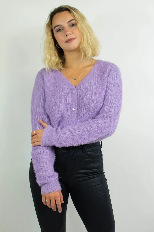 In Your Dreams Sweater in Purple