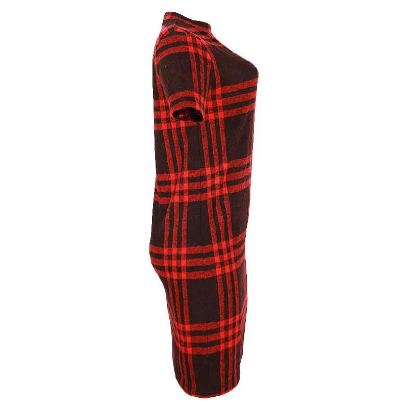 REDTAG Casual Plaid Dress for Women