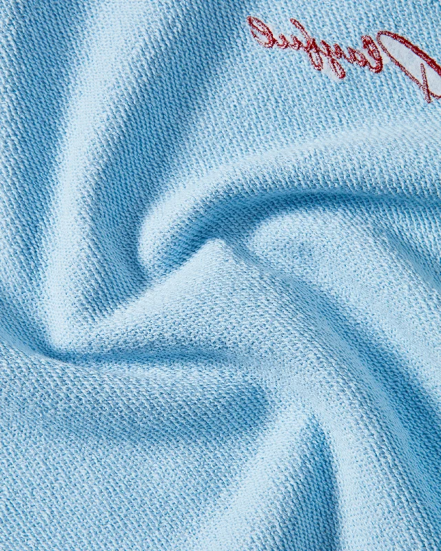 PLAYBOY VARSITY HOOD BABY BLUE