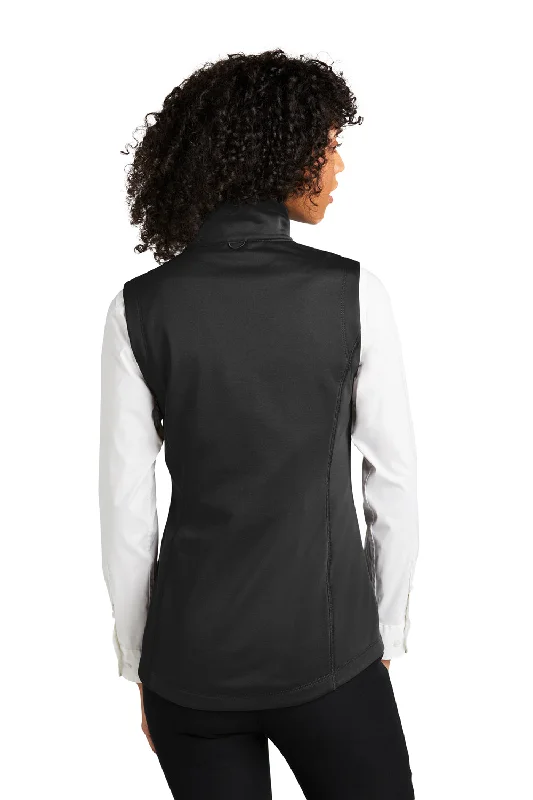 Port Authority Womens Collective Smooth Fleece Full Zip Vest - Deep Black