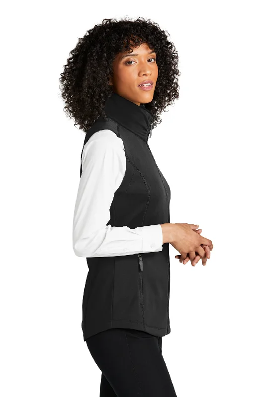 Port Authority Womens Collective Smooth Fleece Full Zip Vest - Deep Black