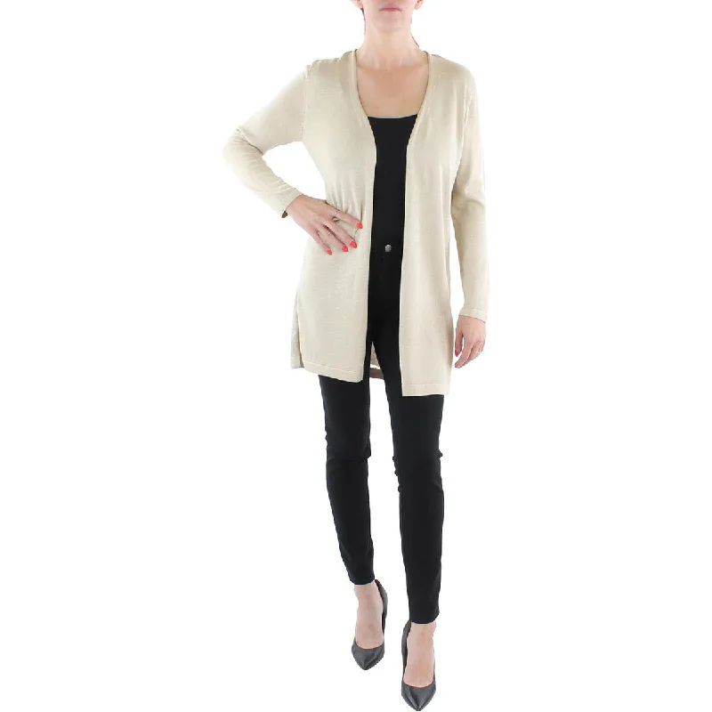 Sam and Jess Womens Shine Open Front Cardigan Sweater