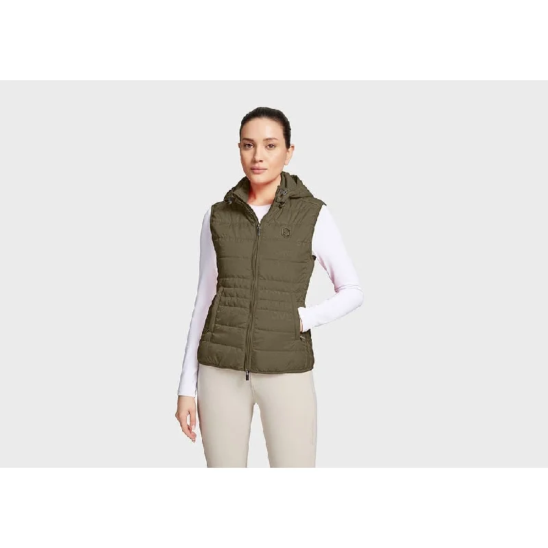 Samshield Ladies Puffer Vest Alta Badia Kaki