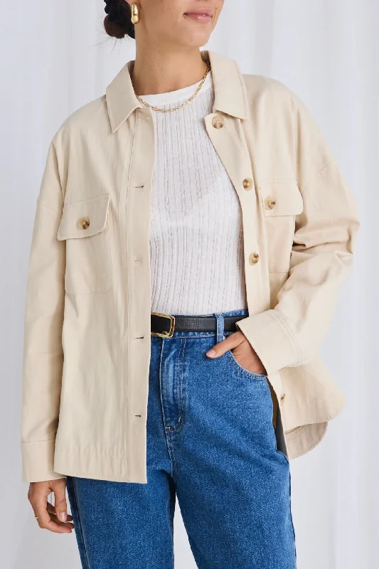 Tatum Almond Oversized Shacket