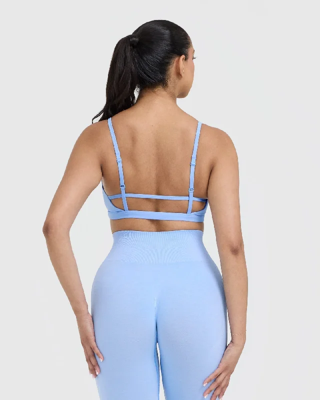 Timeless Strappy Bralette | Powdered Blue