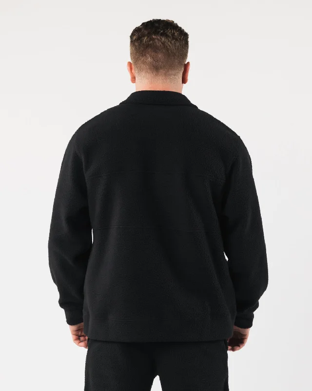 King Quarter Zip - Black