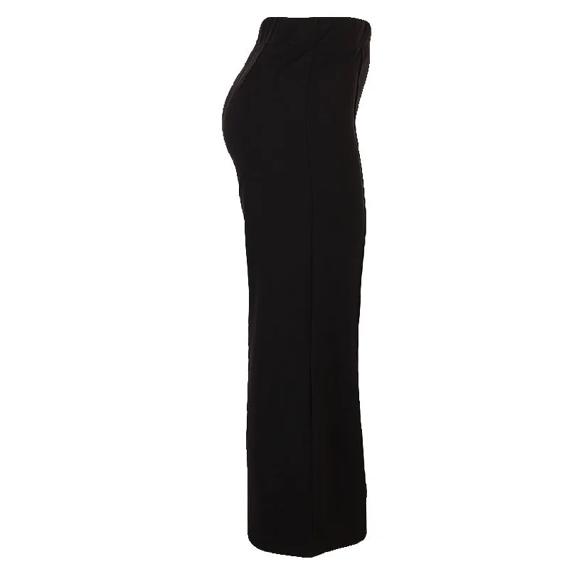 REDTAG Black Wide Leg Trousers for Women