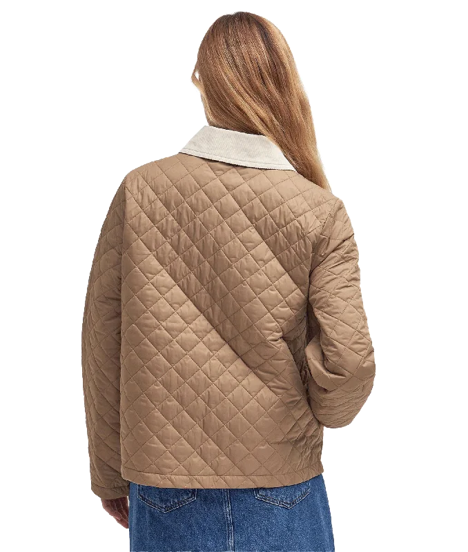 Leia Quilted Jacket - Brown