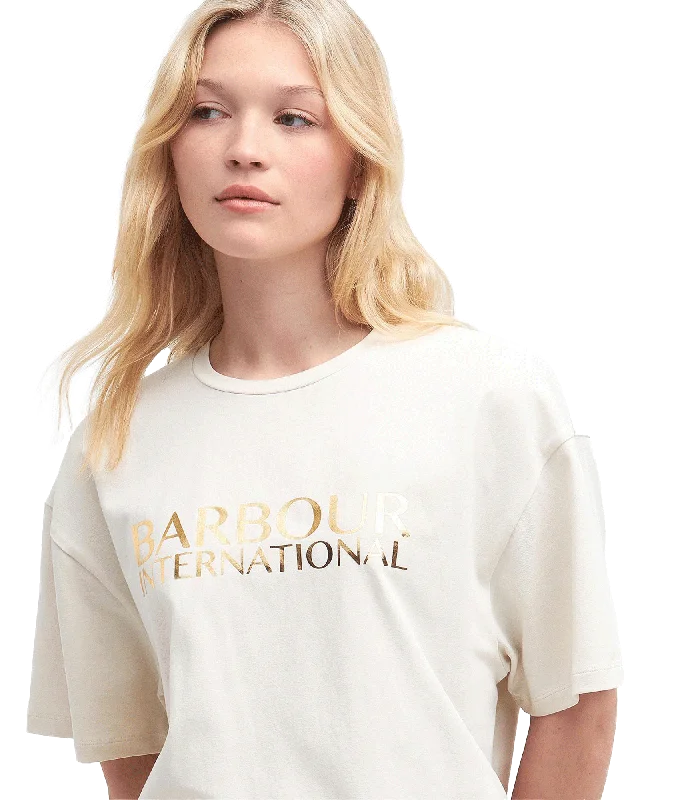 Carla Logo T-Shirt - Cream