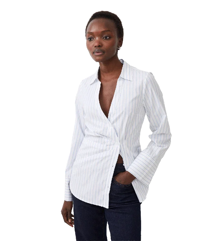 Isabelle Asymmetric Shirt - White