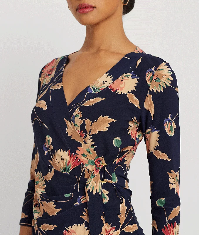 Floral Stretch Jersey Top - Multi