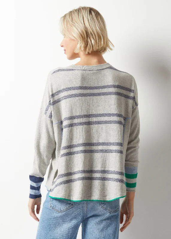 Zaket & Plover Birdseye Trim Sweater