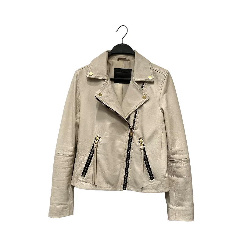 All Saints/Leather Jkt/OS/Leather/WHT/