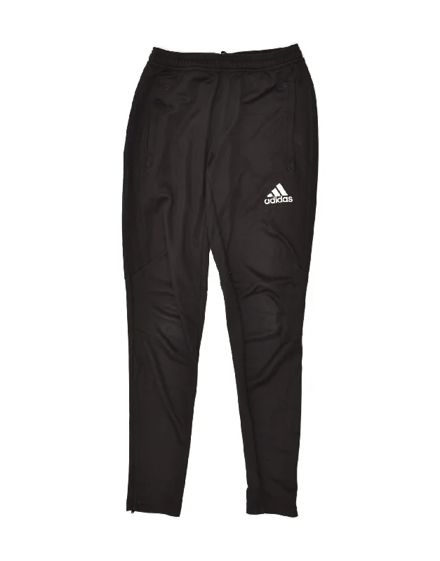 ADIDAS Womens Climacool Tracksuit Trousers UK 6 XS Black Polyester