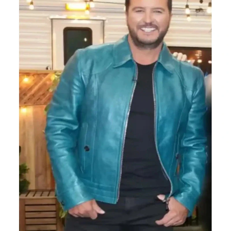 American Idol Luke Bryan Blue Jacket