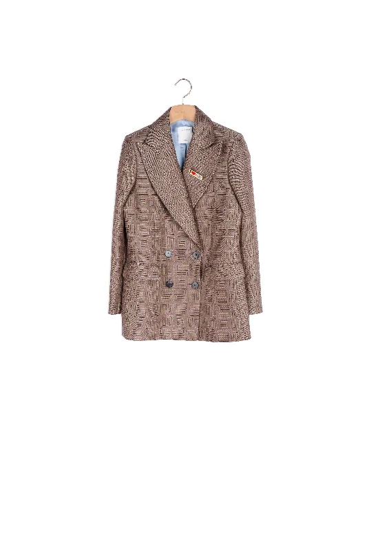 Veste tailleur en jacquard