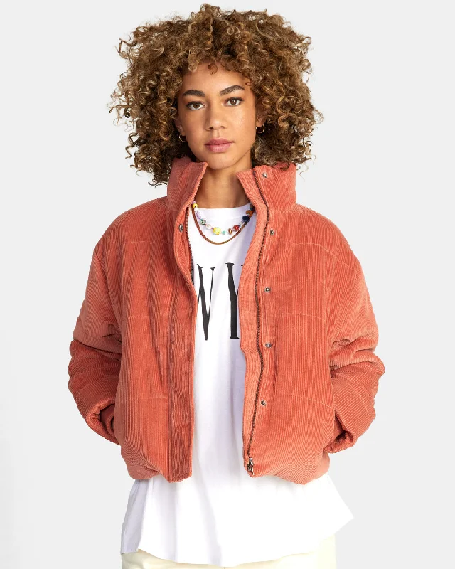 Eezeh Puffer Jacket - Cinnamon