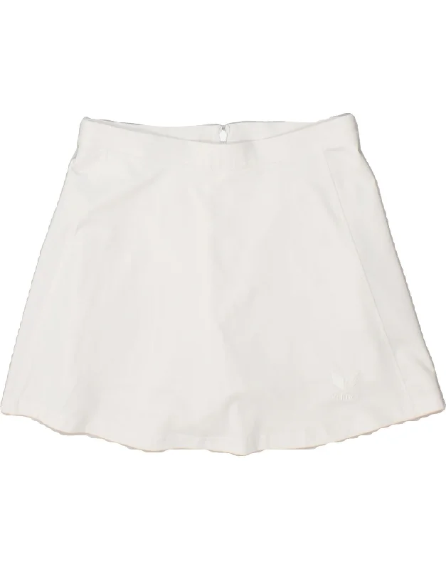 ERIMA Womens Tennis Skirt UK 8 Small White Polyester