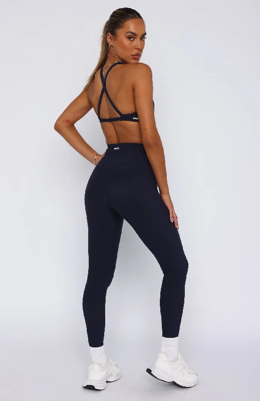 Go Getter High Waisted Leggings Navy