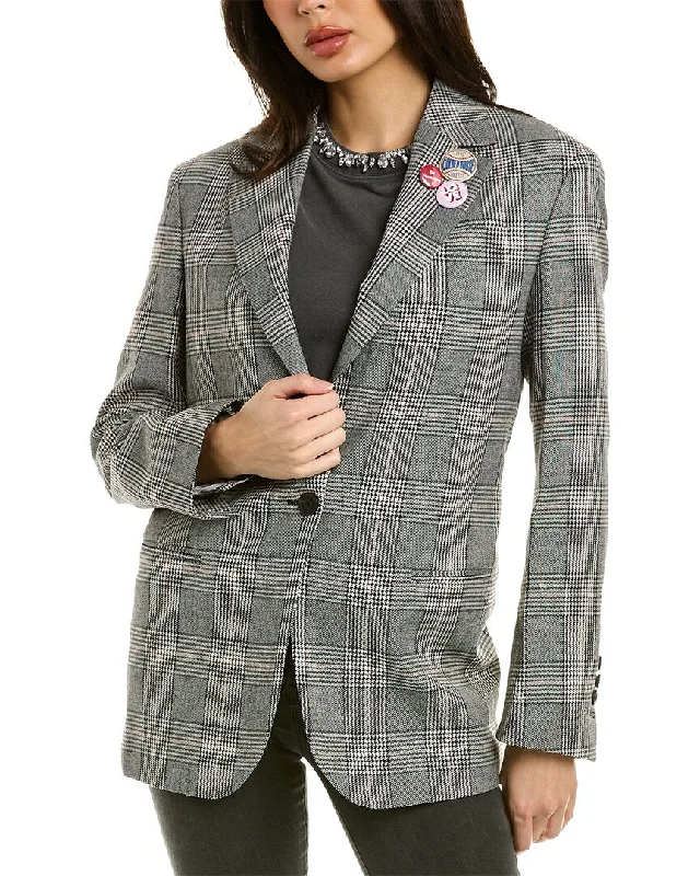 Golden Goose Notched Lapel Wool Blazer