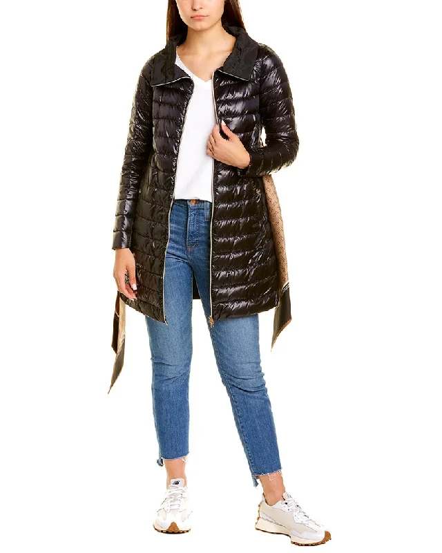 Herno Scarf Belt Puffer Down Coat