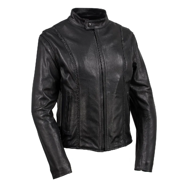 Hot Leathers JKL5002 USA Made Women's 'Pristine' Black Premium