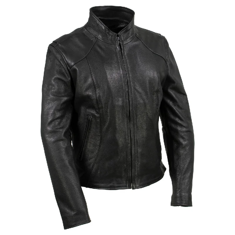 Hot Leathers JKL5003 USA Made Women's 'Serene' Black Clean Cut Premium