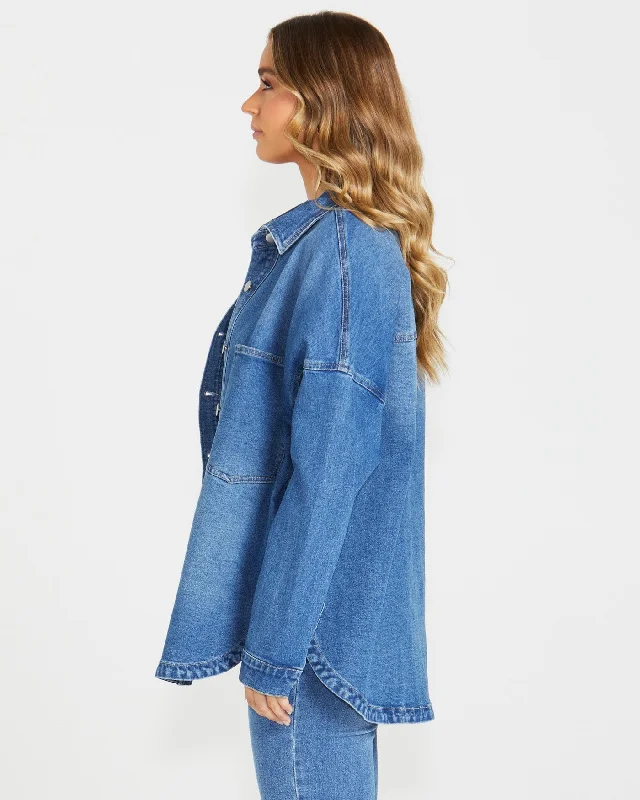 Jasmine Denim Jacket - 80 Vintage Wash