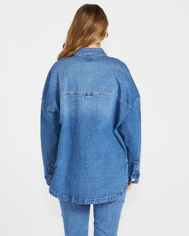 Jasmine Denim Jacket - 80 Vintage Wash