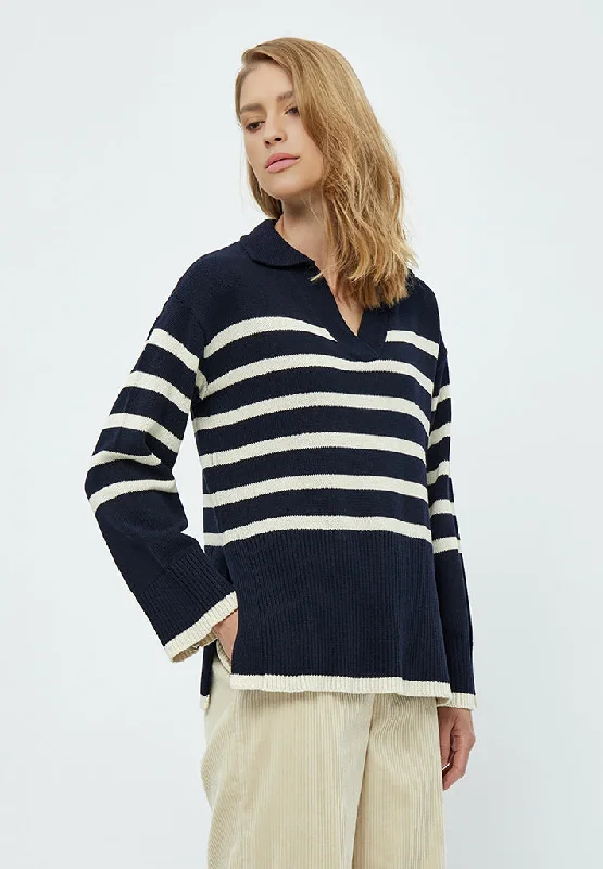 MSLeonie Pullover - NAVY STRIPE