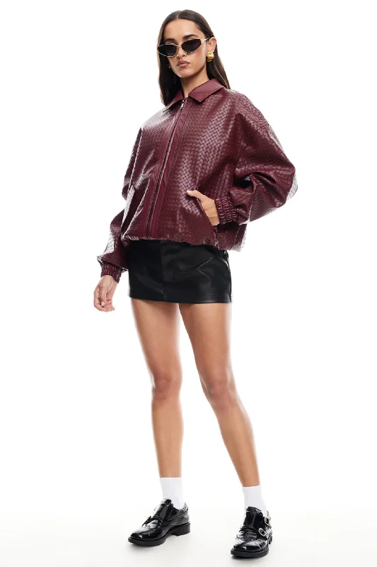 LIONESS Kenny Bomber Burgundy