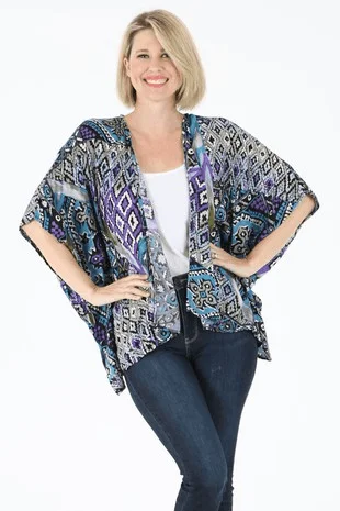 Open Front Kimono Cardigan