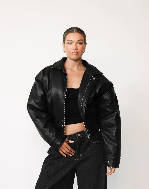 Paloma Bomber Jacket (Black)