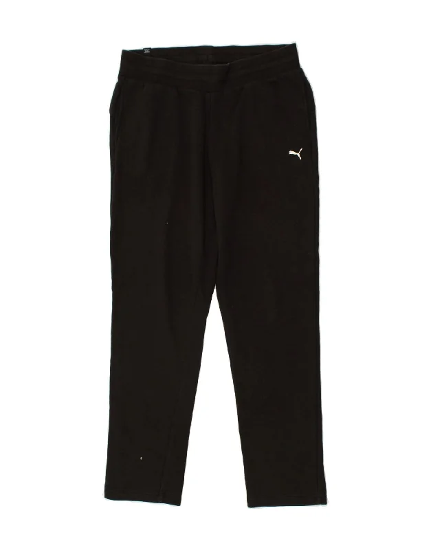 PUMA Womens Tracksuit Trousers UK 12 Medium Black