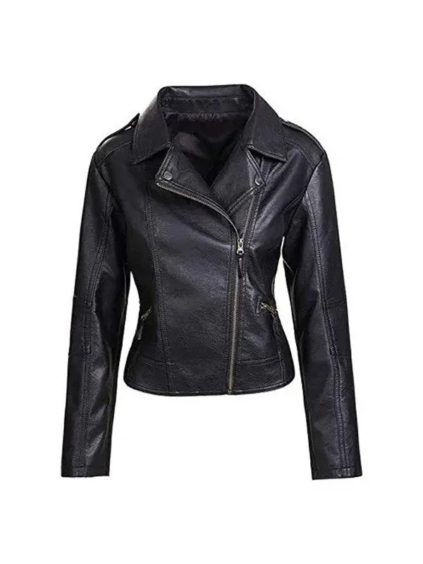 Section 8 Liza Mueller Black Leather Jacket