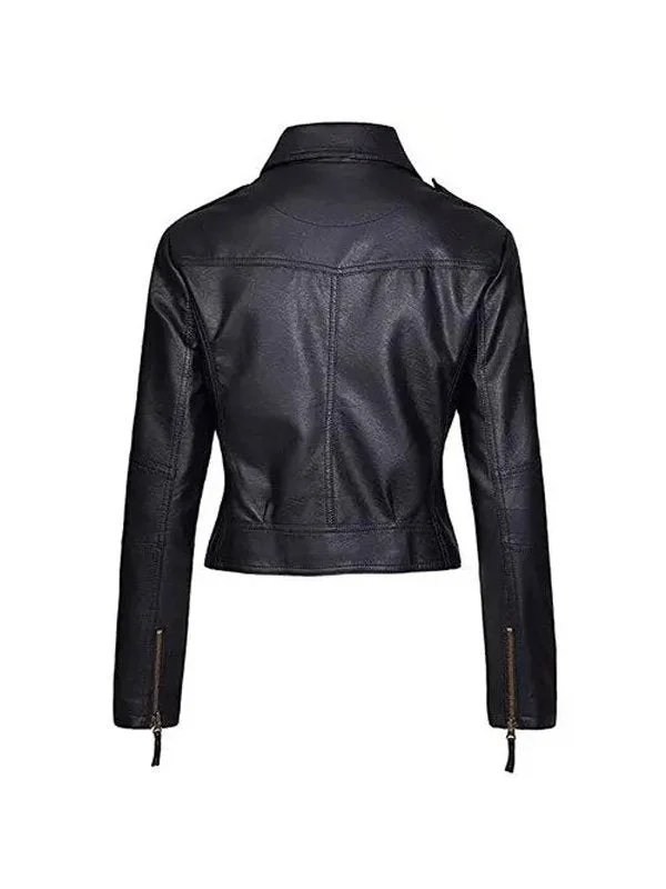 Section 8 Liza Mueller Black Leather Jacket