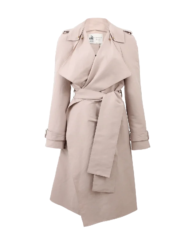 Silk Taffeta Trench