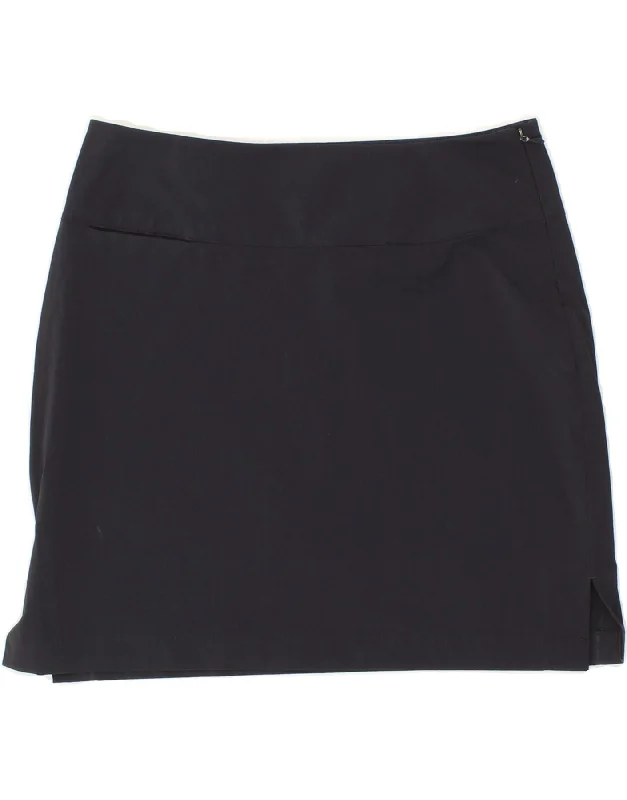 SLAM Womens Skort UK 6 XS W30 Navy Blue Viscose