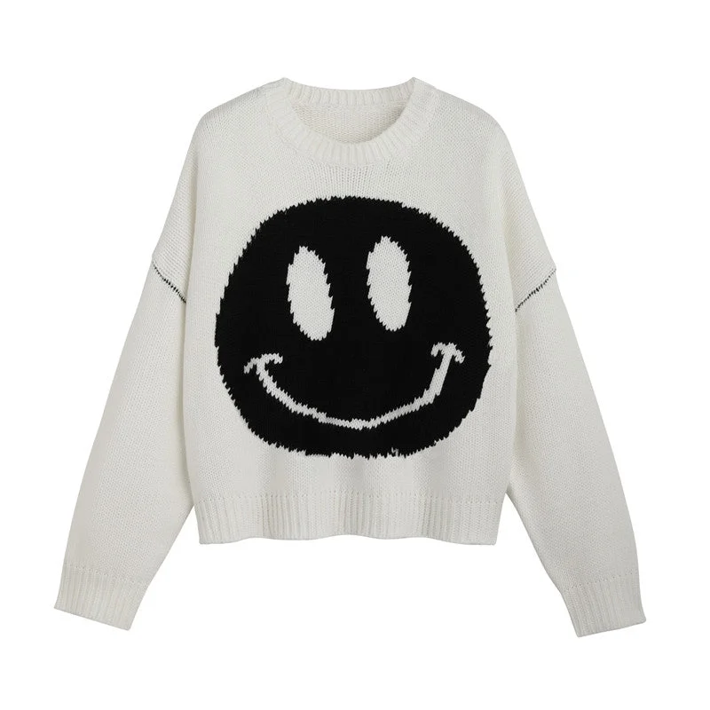 C2C Smiley Face Men & Women Sweater