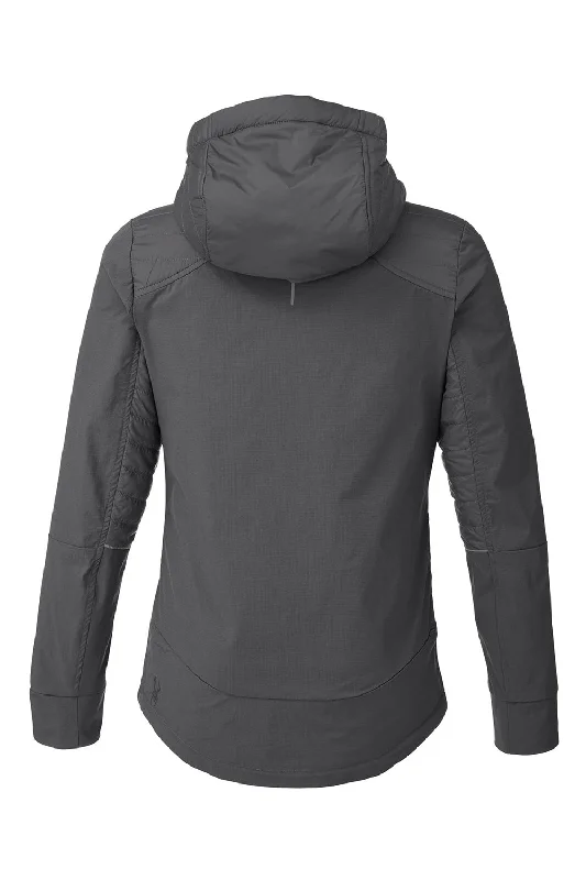 Spyder Womens Powerglyde Full Zip Hooded Jacket - Polar Grey