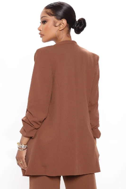 The Celine Blazer - Brown